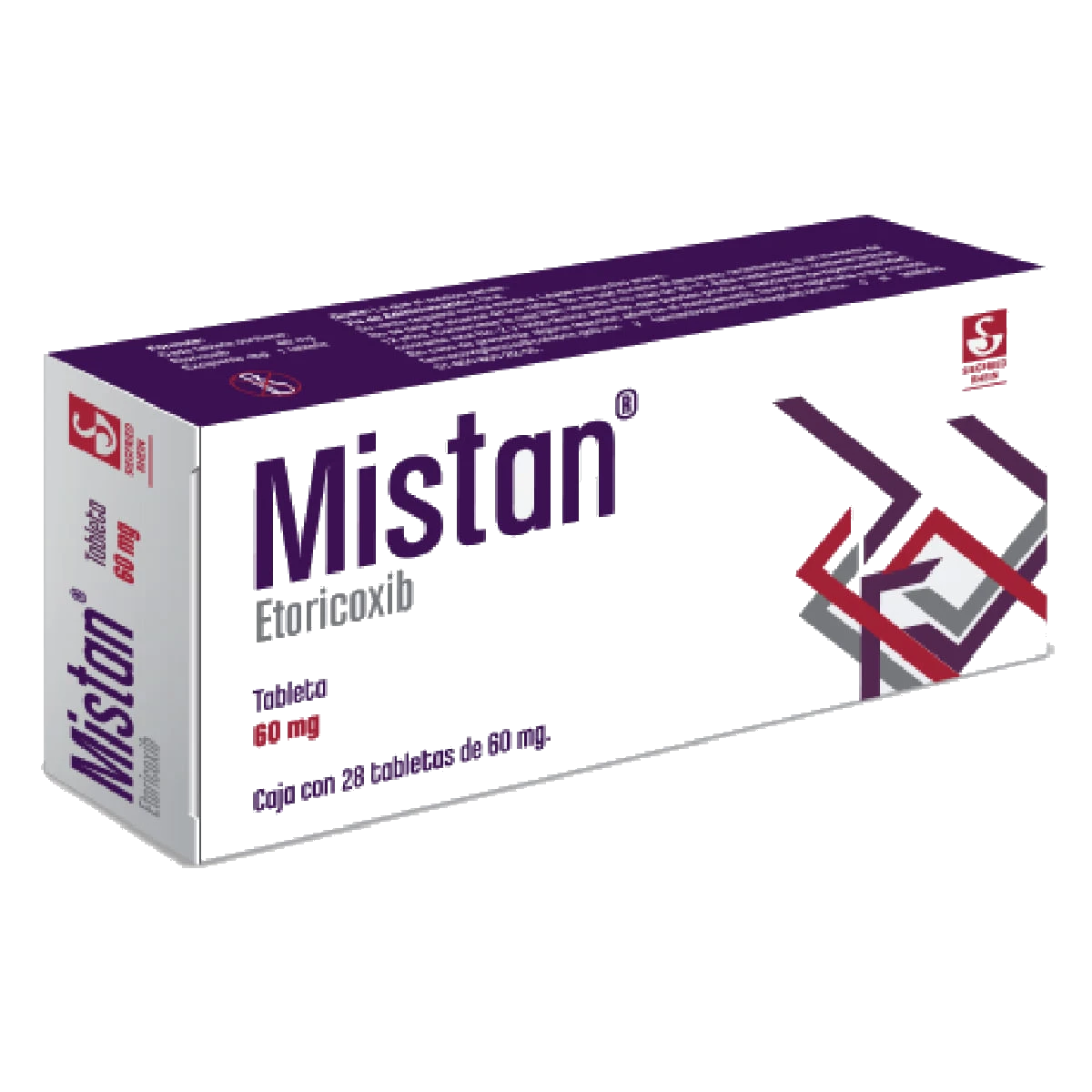 Mistan 60 Mg 28 Tabletas