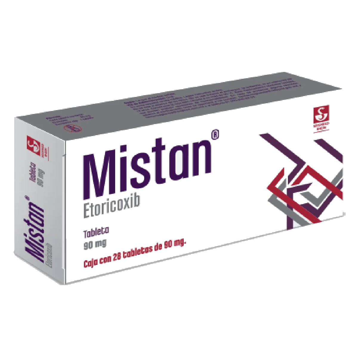 Mistan 90 Mg 28 Tabletas