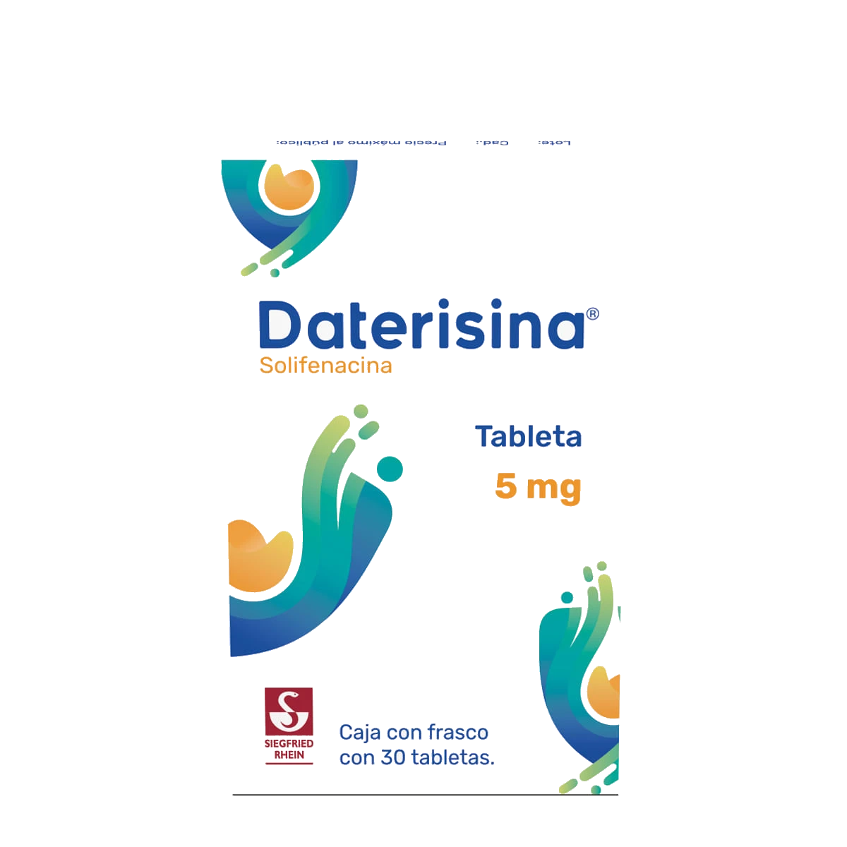 Daterisina Solifenacina Caja Con 30 Tabletas de 5 mg