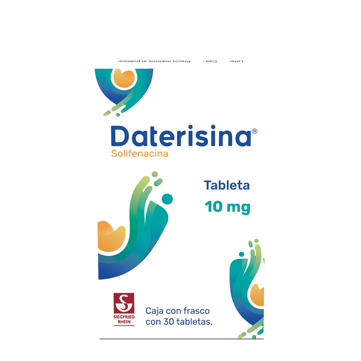 Daterisina Solifenacina Caja Con 30 Tabletas De 10 mg.