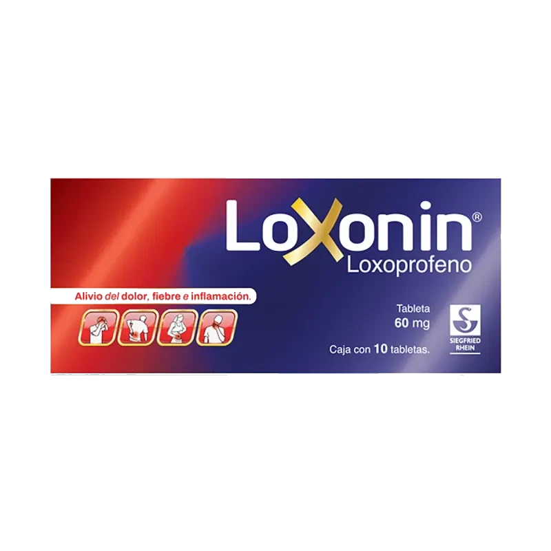 Loxonin Caja Con 10 Tabletas De 60 mg