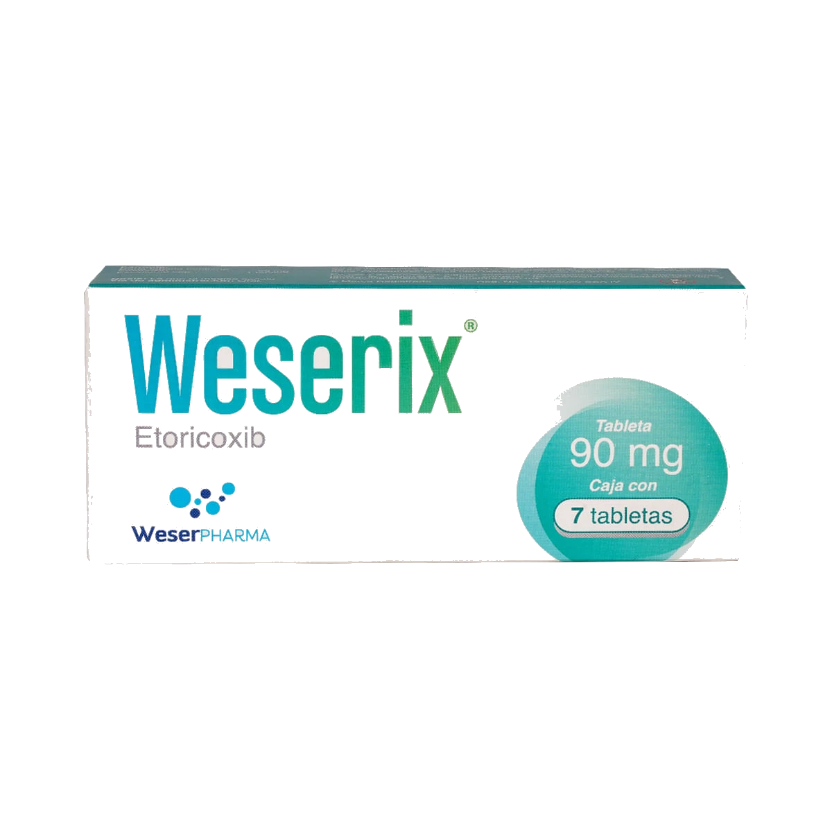 Weserix 90 Mg 7 Tabletas