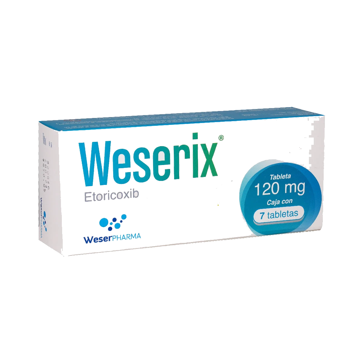 Weserix 120 Mg 7 Tabletas