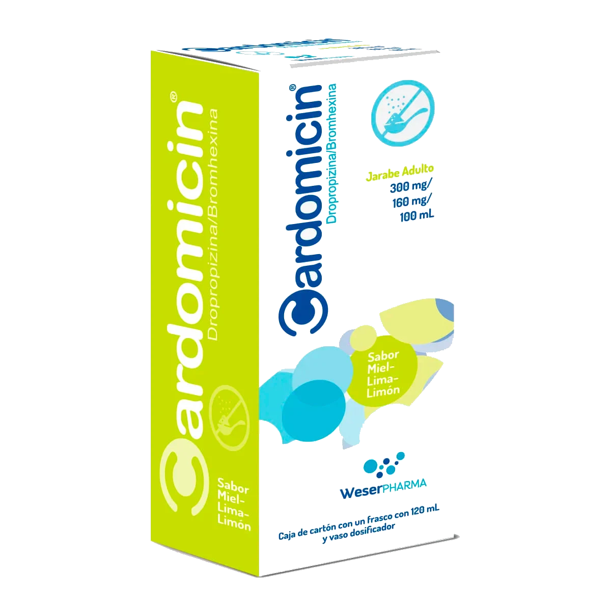 CADP 12-2026 CARDOMICIN ADT 300/160MG/100ML JBE 120ML *WSR*