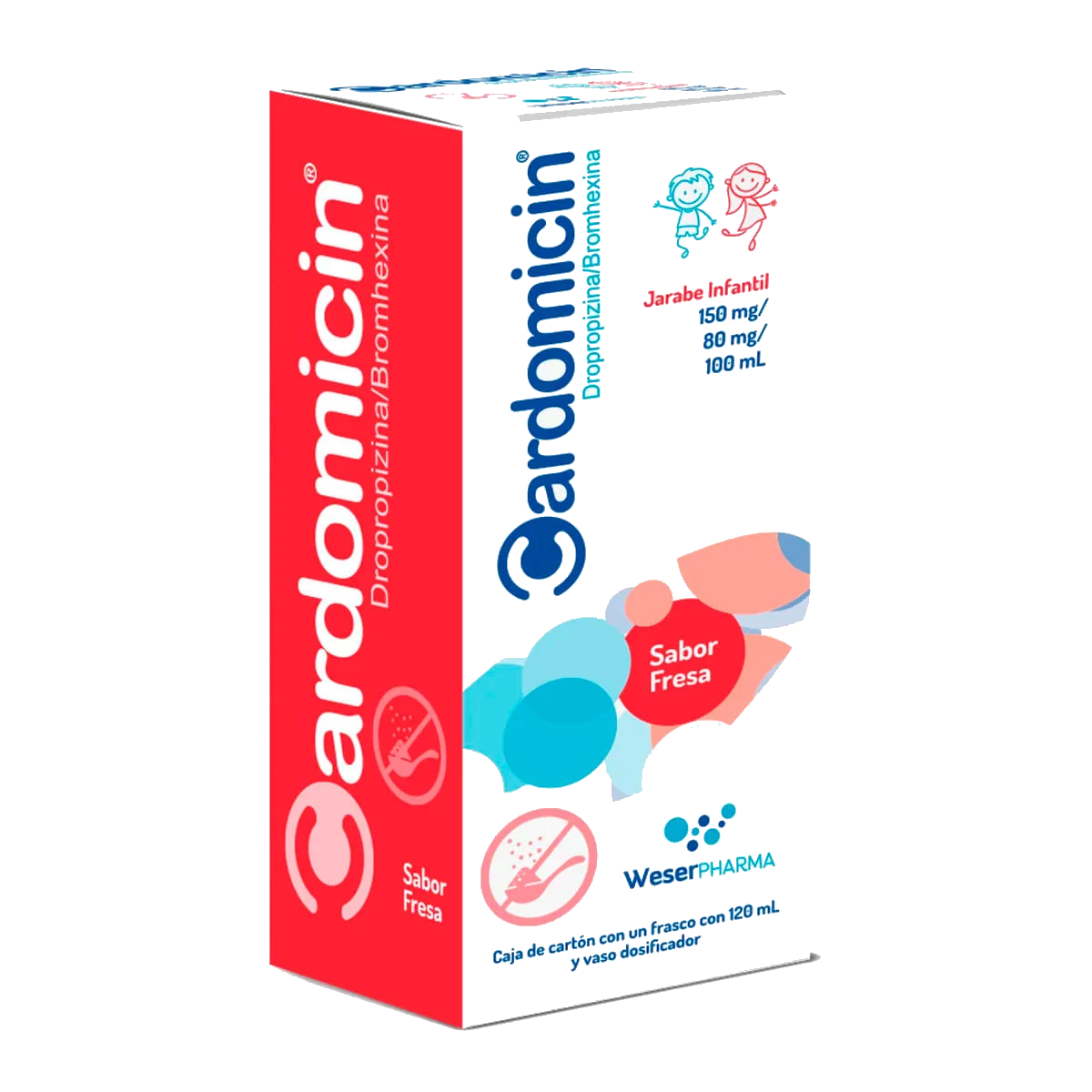 Cardomicin Infantil Fresa Jarabe 120 Ml