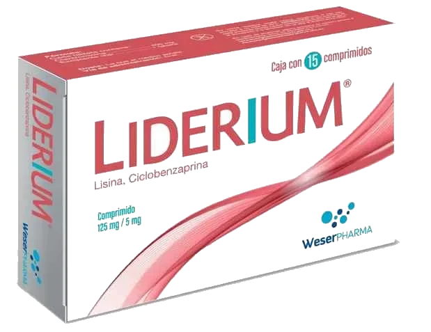 Liderium 125/5 Mg 15 Comprimidos