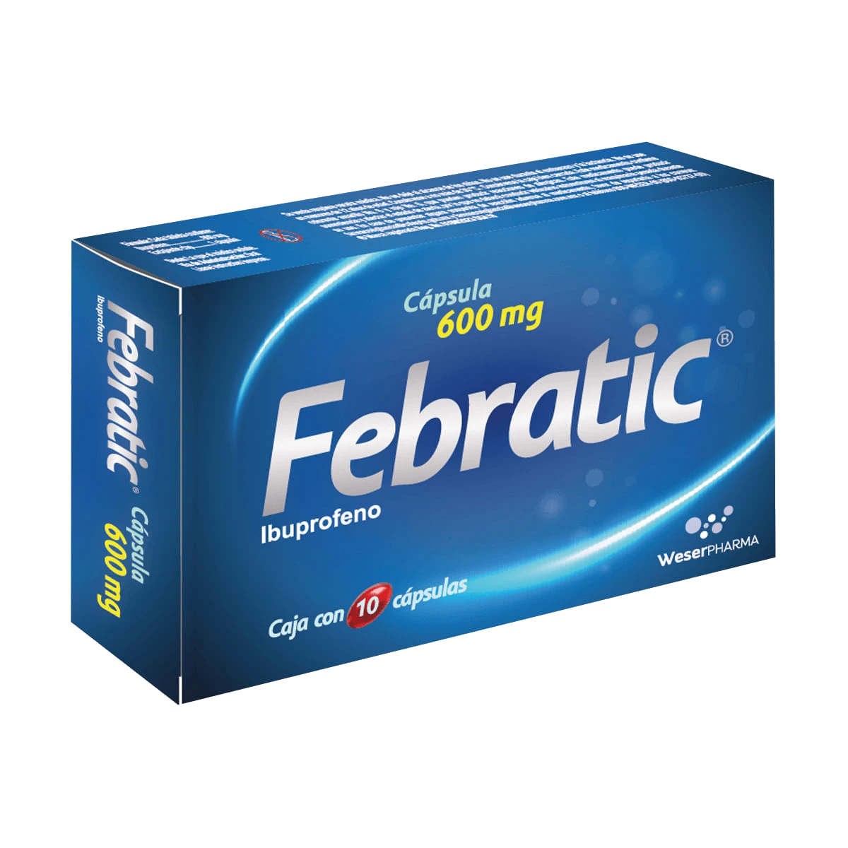 FEBRATIC 600MG CAP C/10 *WSR*