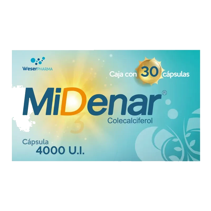 MIDENAR 4000 UI 30 CAPS
