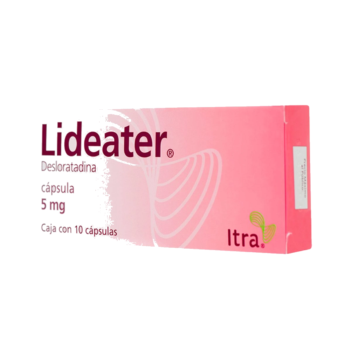 Lideater Desloratadina 5 mg Caja Con 10 Cápsulas
