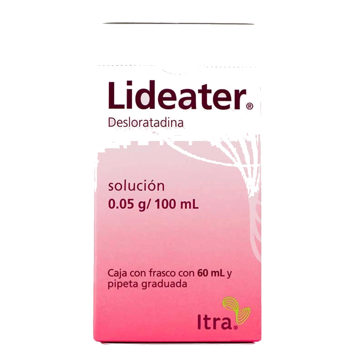 Lideater Desloratadina 0.05 g / 100 ml Solución Frasco Con 60 ml Y Pipeta Graduada