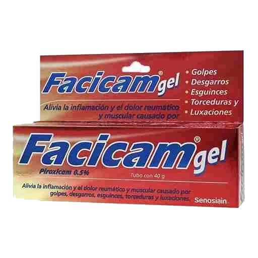 FACICAM (PIROXICAM 0.5%) 40G GEL