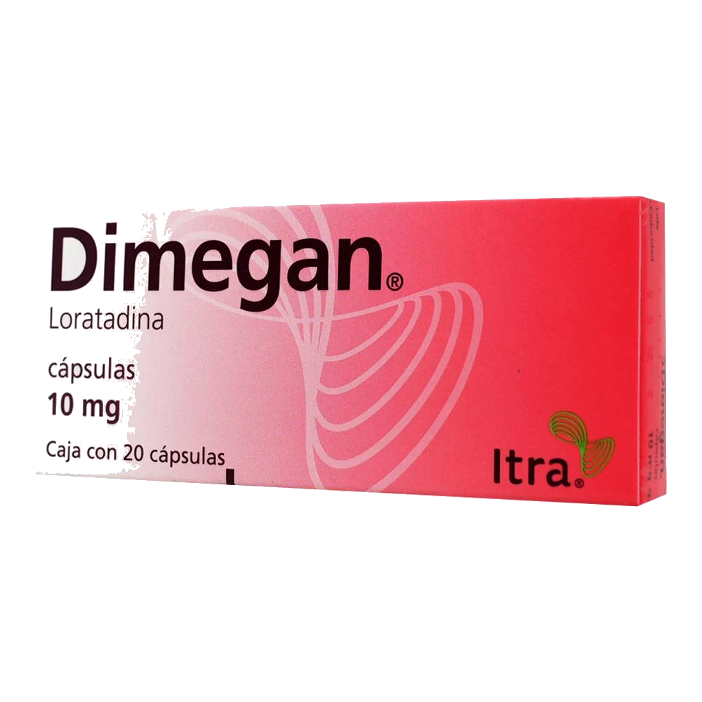 DIMEGAN 10 MG 20 CAPS