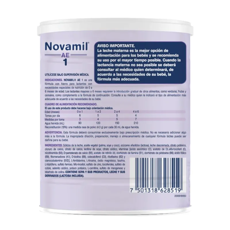 NOVAMIL AE1 F-LACTEA 400 G
