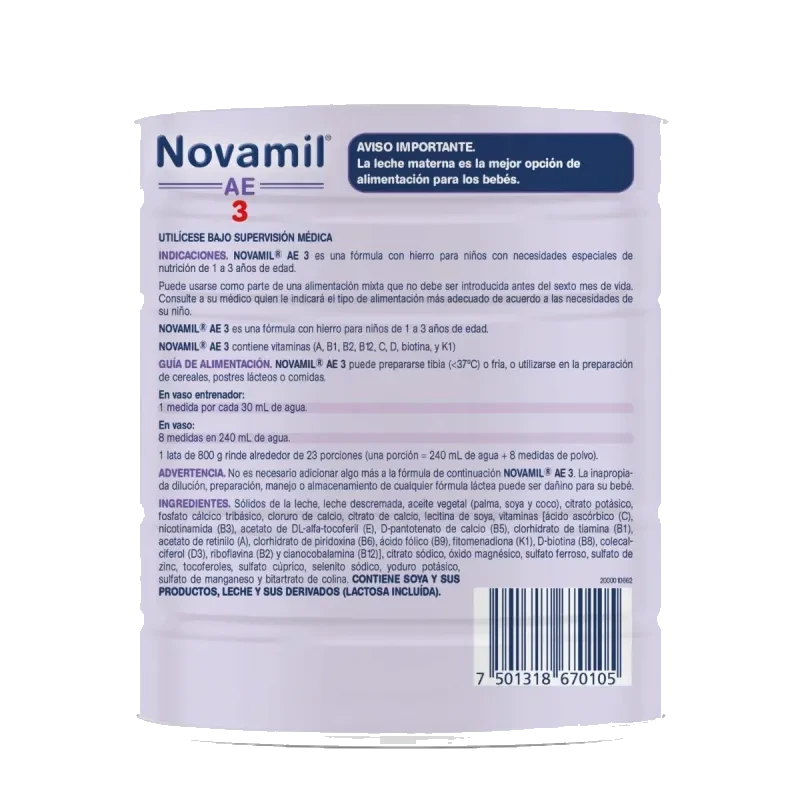 NOVAMIL AE3 F-LACTEA 800 G