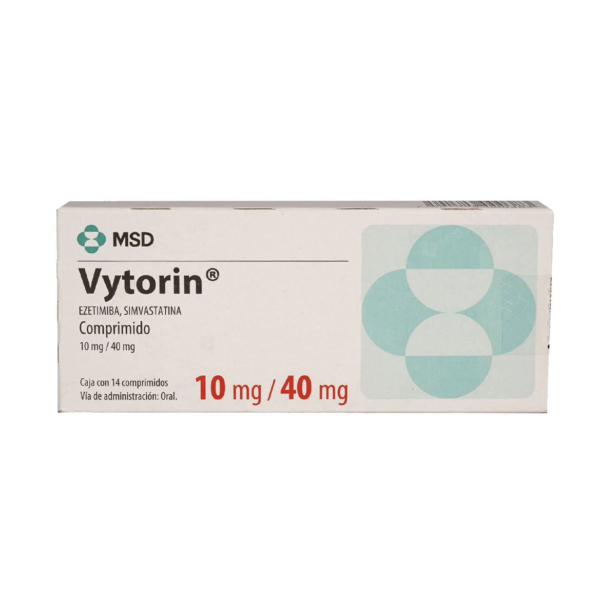 Vytorin 10/40 Mg 14 Comprimidos