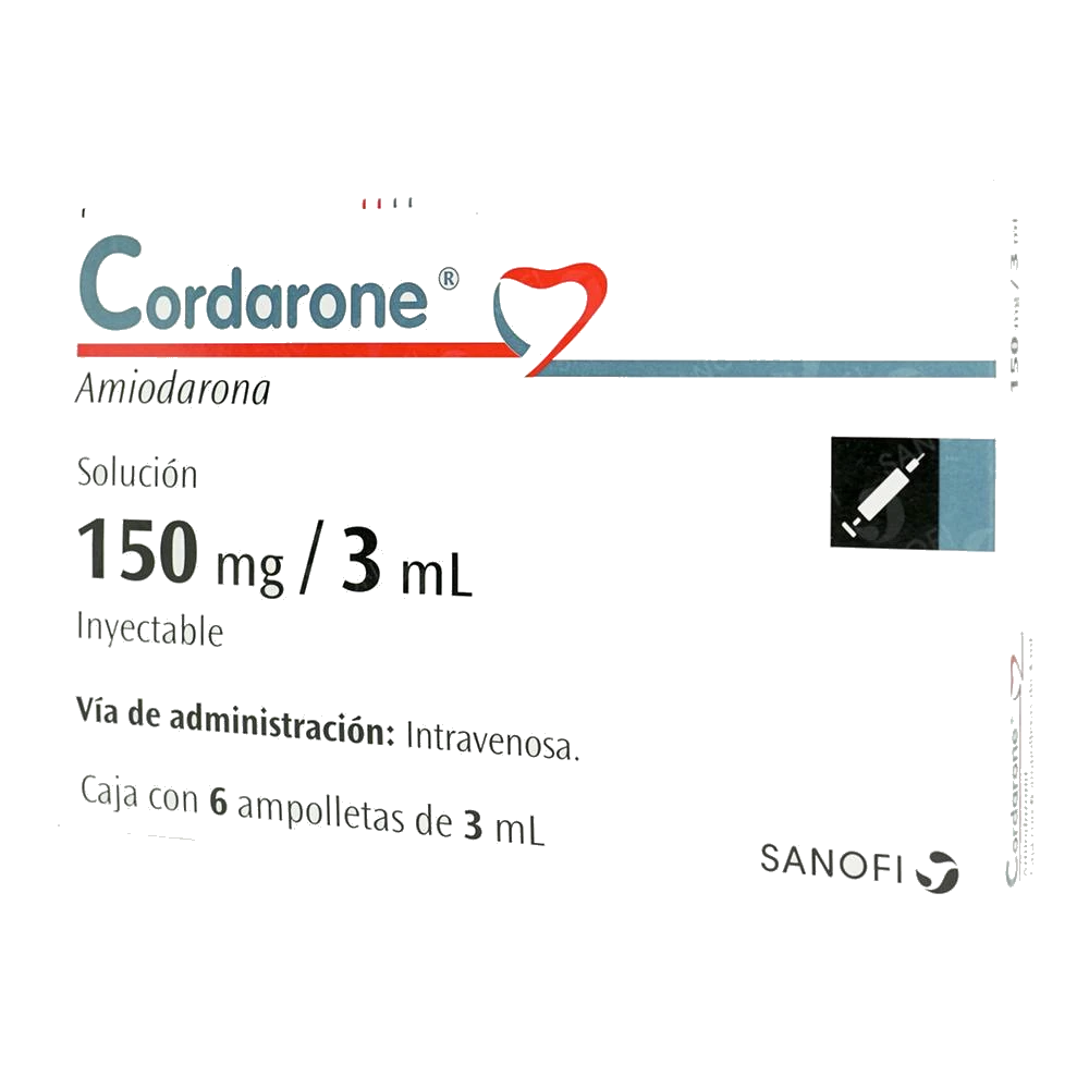 Cordarone 150 Mg 6 Ampolletas 3 Ml