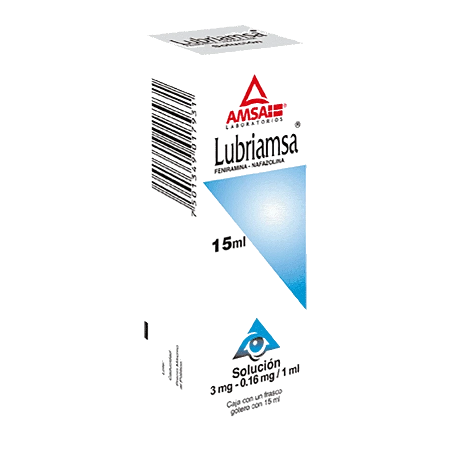 LUBRIAMSA(FENIRAMINA/NAFAZOLINA)15ML SOL