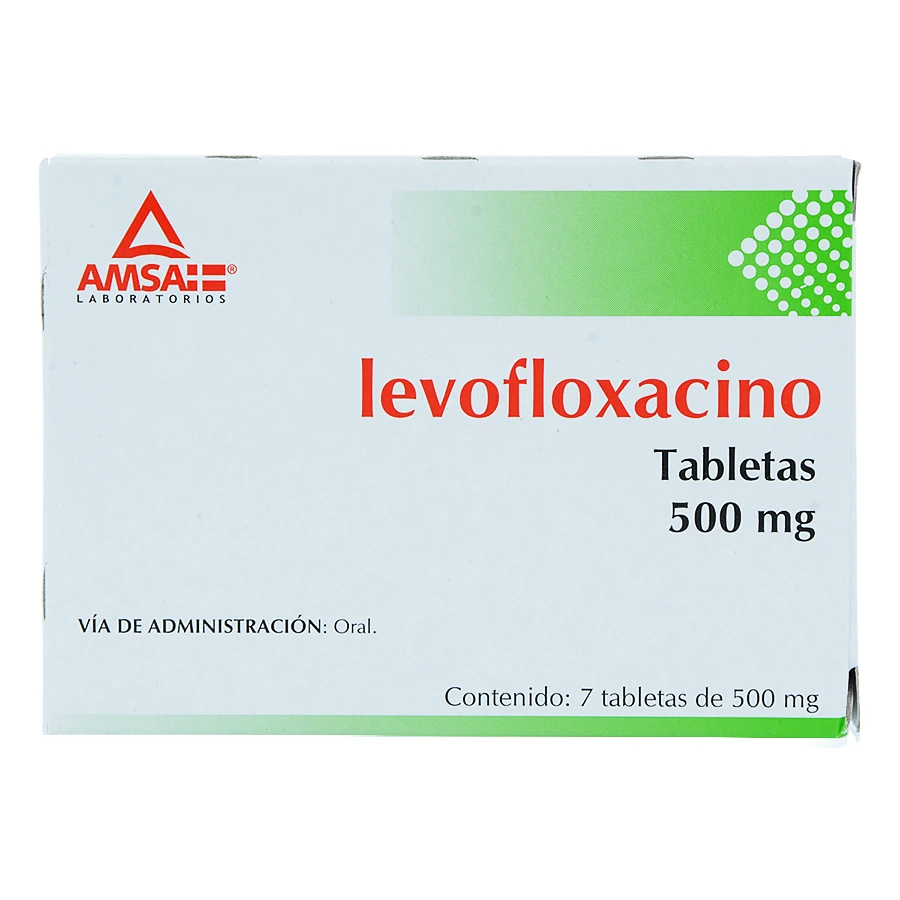 LEVOFLOXACINO 500MG AMSA