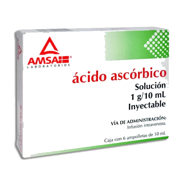 AC ASCORBIC 1G S INY 6X10ML LGEN