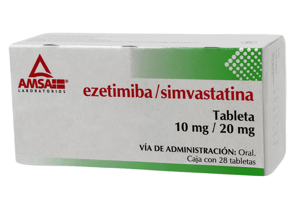 EZETIMIBA/SIMVASTATINA 10MG/20MG 28TABS