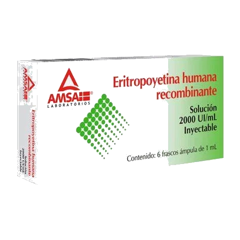 REFRI-ERITROPOYETINA 2000UI SOL INY C/6 *ANT*