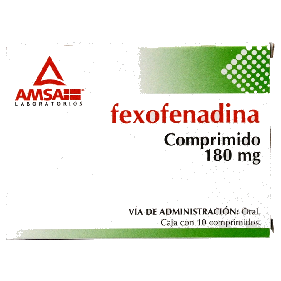 FEXOFENADINA 180MG AMSA