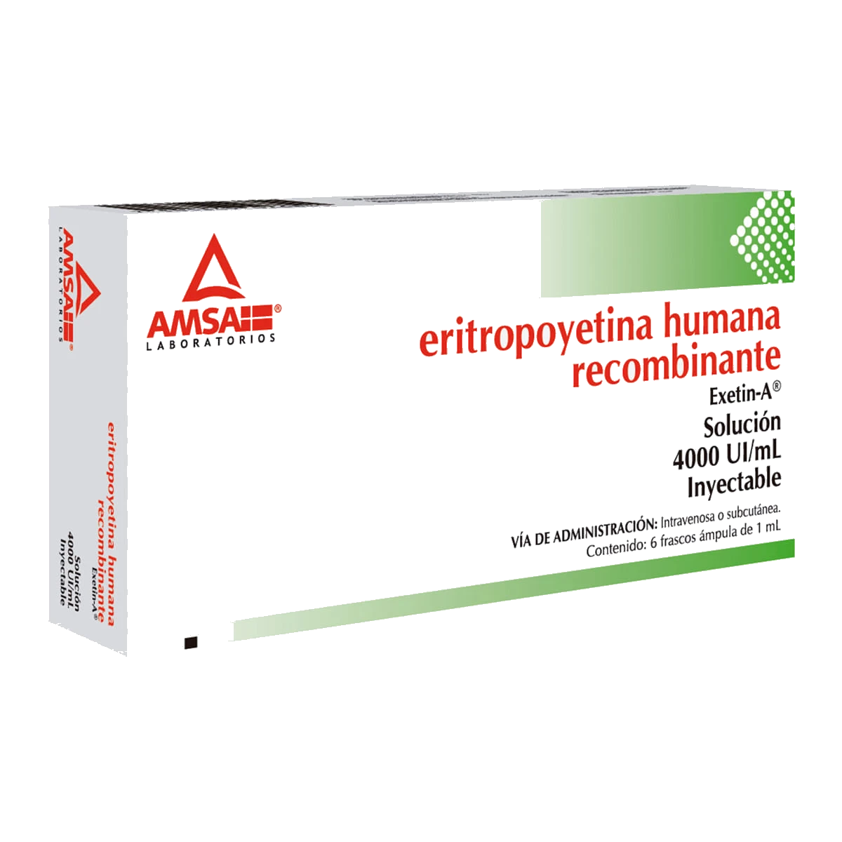 ERITROPOYETINA 6 AMP 4,000UI/1 ML
