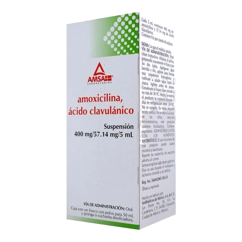 AMOXI/AC CLAVUL 1 SUSP 400/57.14/50 ML