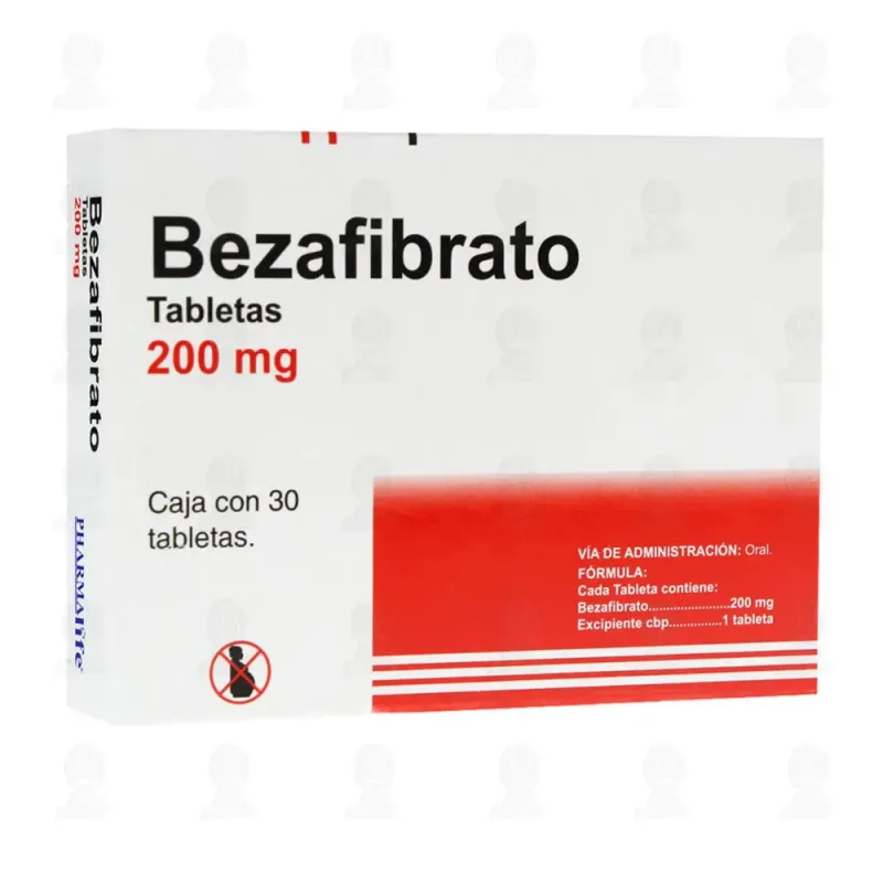 BEZAFIBRATO 200MG (ERGOL) 30TABS