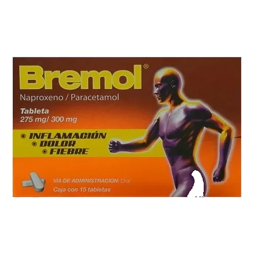 BREMOL 15 TAB 275MG/300MG