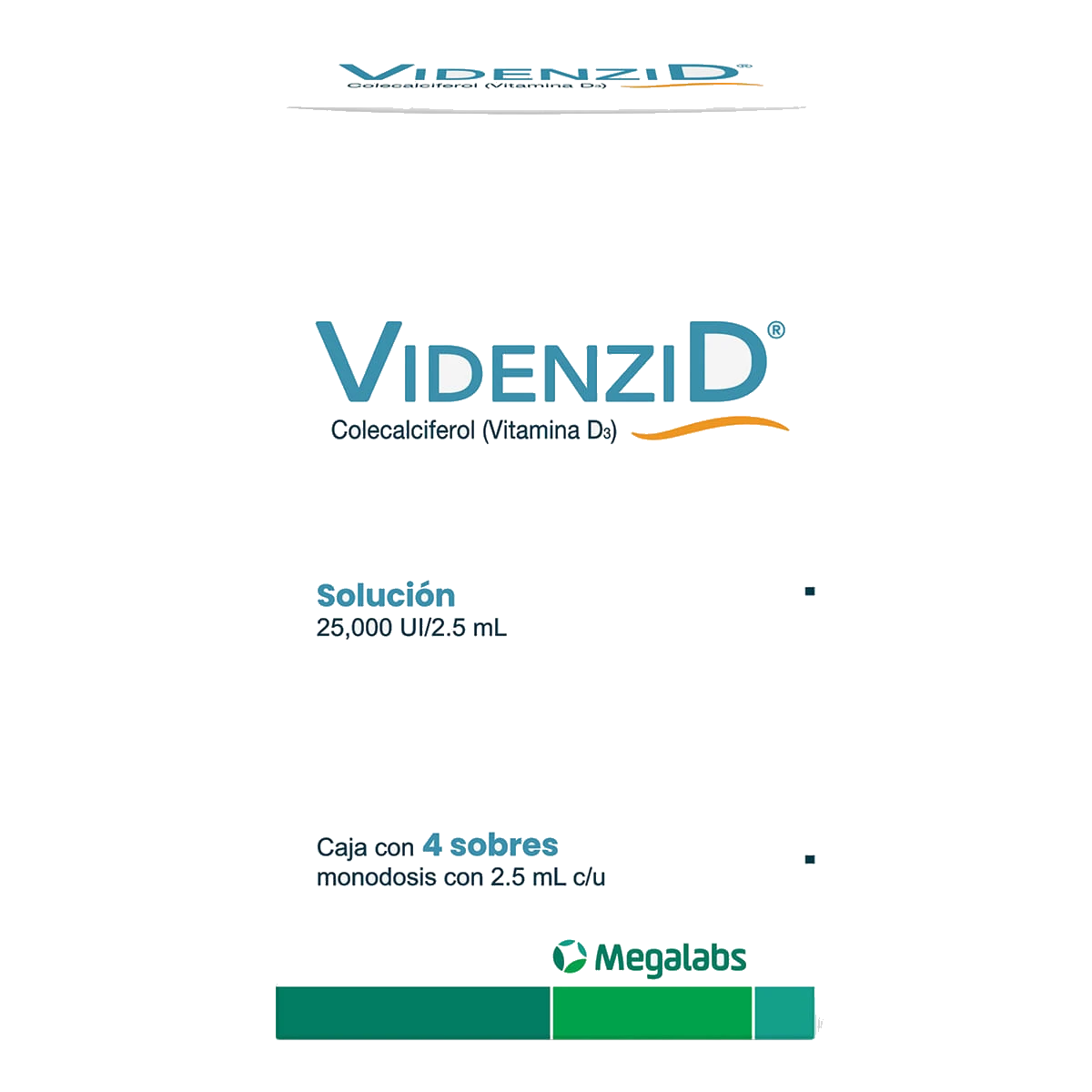 Videnzid Solución Caja Con 4 Sobres Monodosis De 2.5 ml