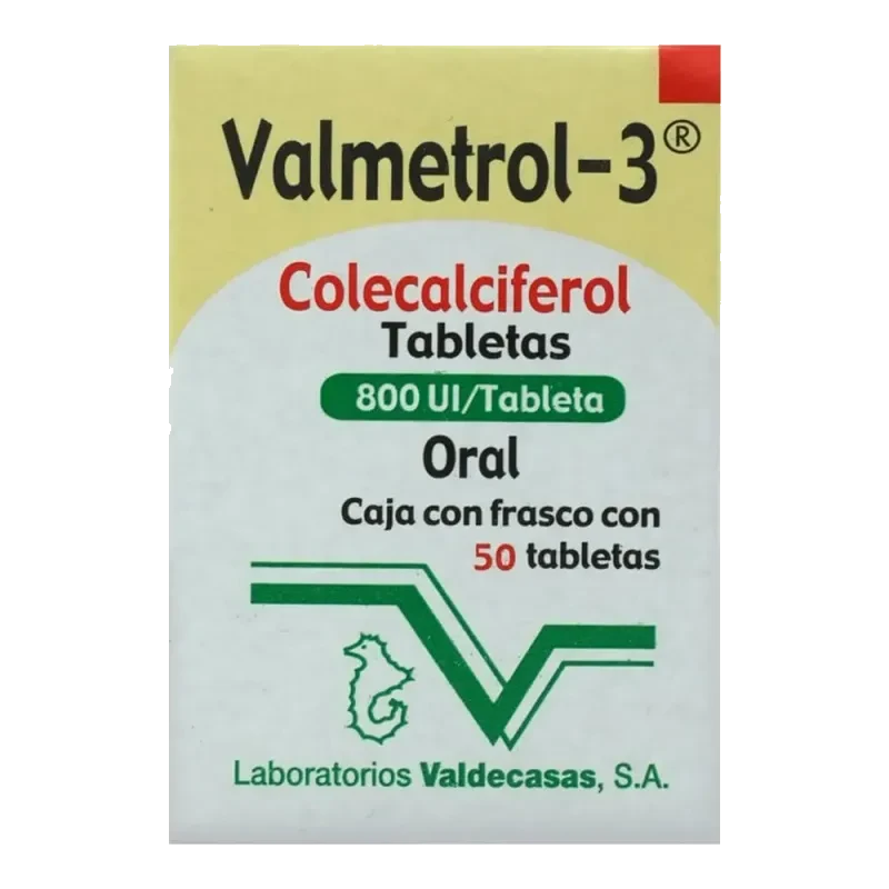 VALMETROL-3 800 UI 50 TAB