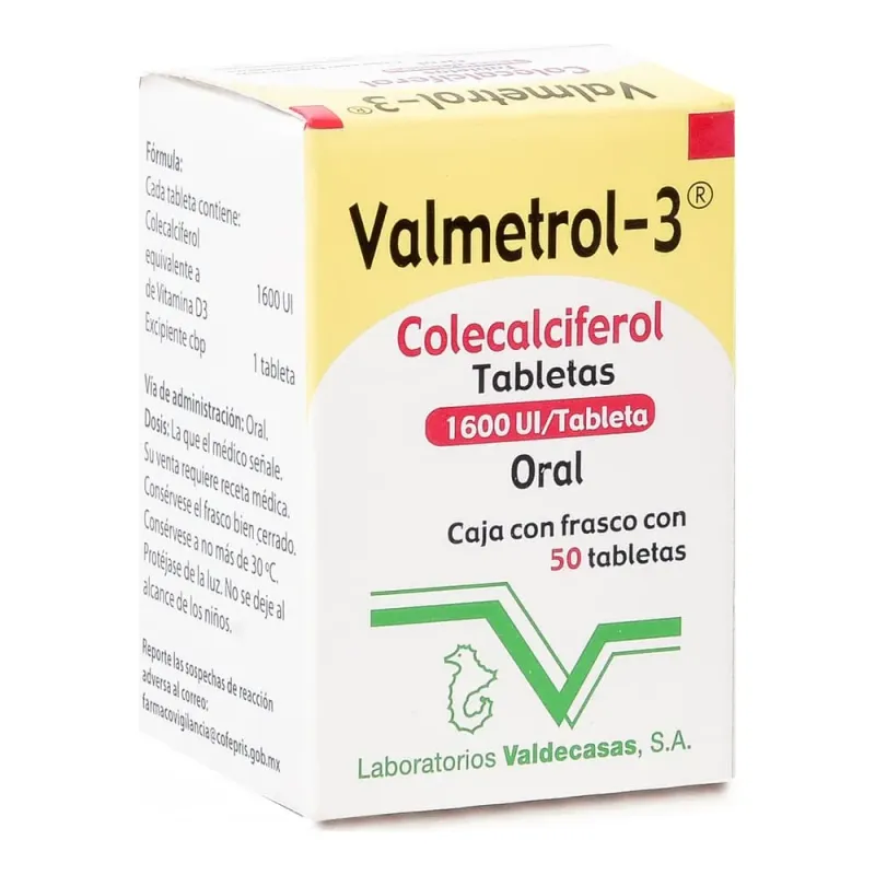 VALMETROL-3 1600 UI 50 TAB