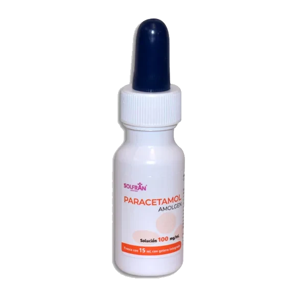 PARACETAMOL 100MG/ML (AMOLGEN) 15ML SOL