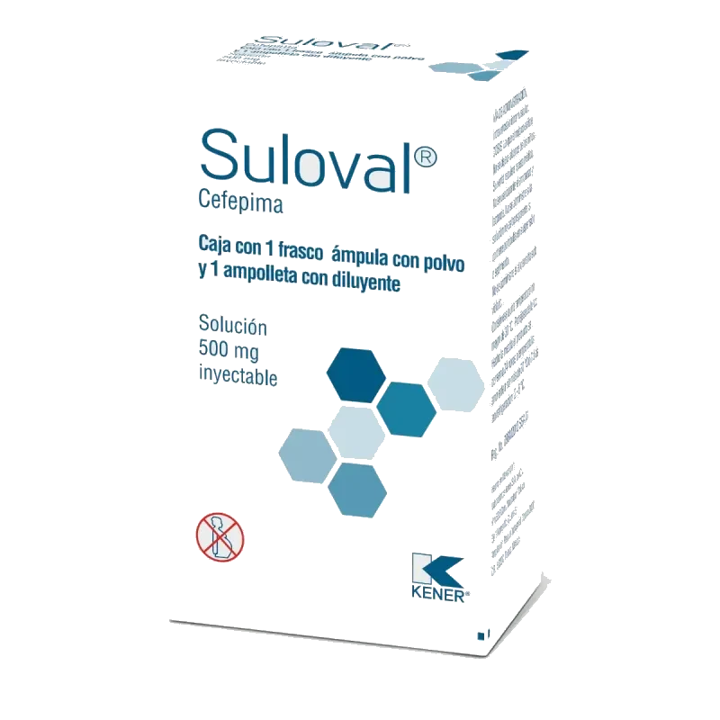 SULOVAL (CEFEPIMA 500MG) 1FCO SOL