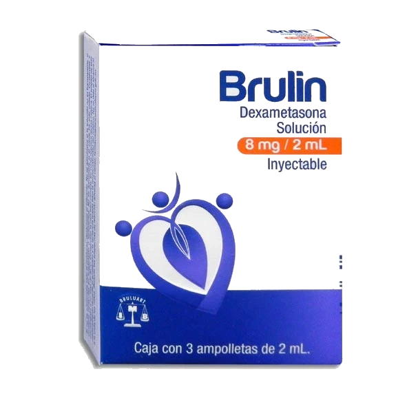 BRULIN (DEXAMETASONA 8MG/2ML) SOL 3AMP