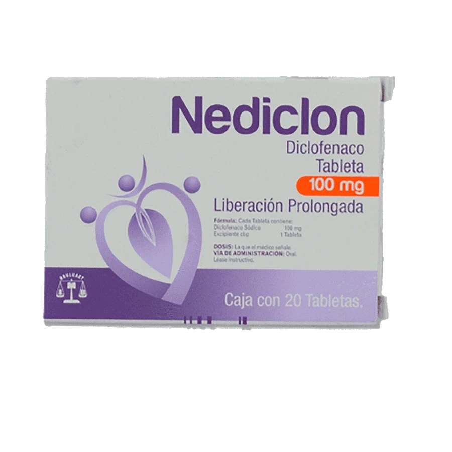 NEDICLON (DICLOFENACO 100MG) 20TABS