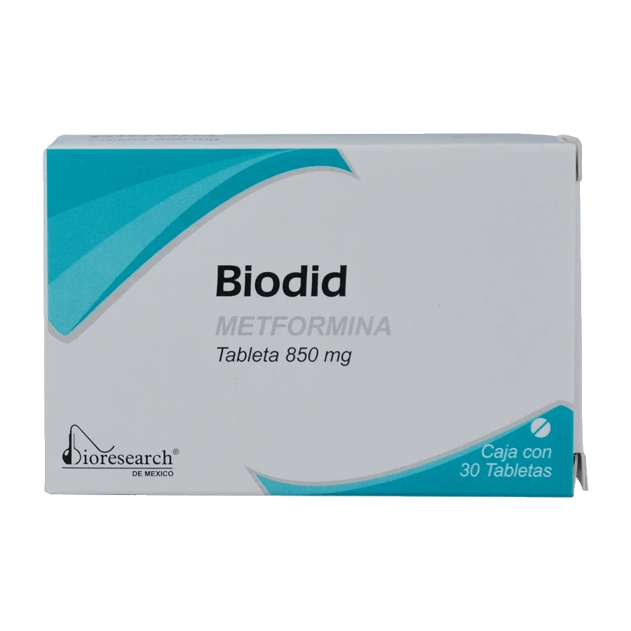 BIODID (METFORMINA 850MG) 30TABS
