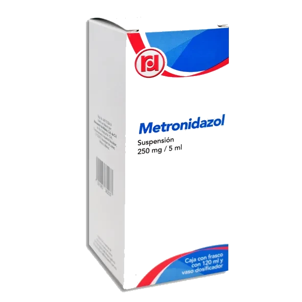 METRONIDAZOL 250MG/5ML. SUSP. 120ML *RND* 1GR/100ML