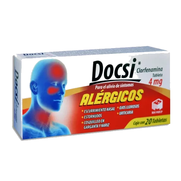 DOCSI (CLORFENAMINA 4MG) 20TABS