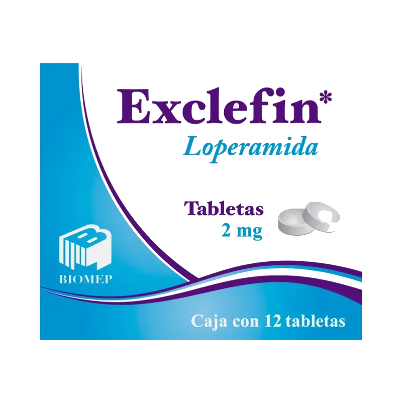 EXCLEFIN (LOPERAMIDA 2MG) 12TABS