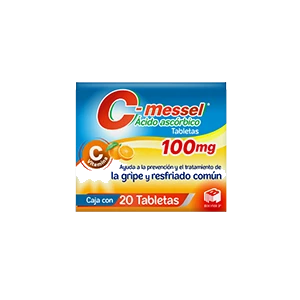 C-MESSEL (ACIDO ASCORBICO 100MG) 20TABS