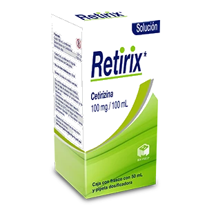 RETIRIX (CETIRIZINA 100MG/100ML)50ML SOL