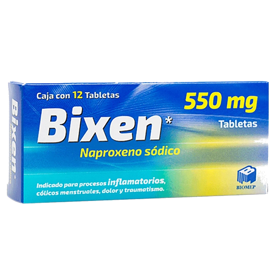 BIXEN (NAPROXENO SODICO 550MG) 12TABS