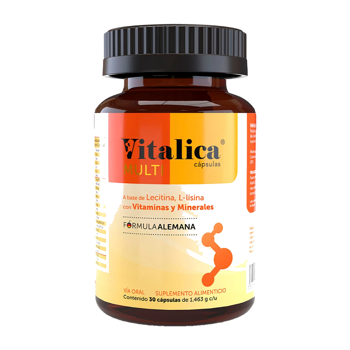 Vitalica Multi Suplemento Alimencio Frasco Con 30 Cápsulas De 1.463 g