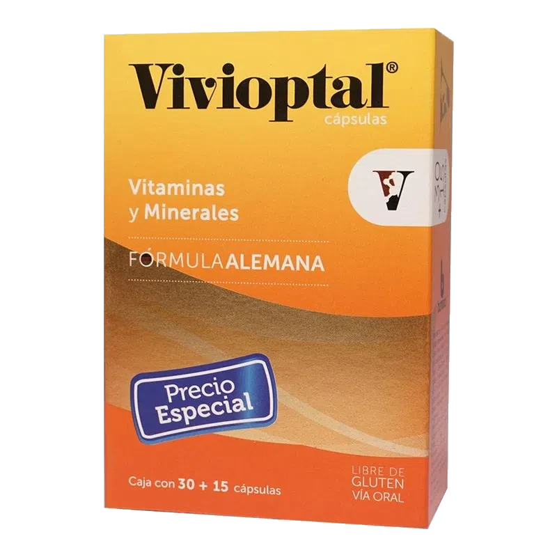 Vivioptal Promoción Con 30 Cápsulas + 15 Gratis