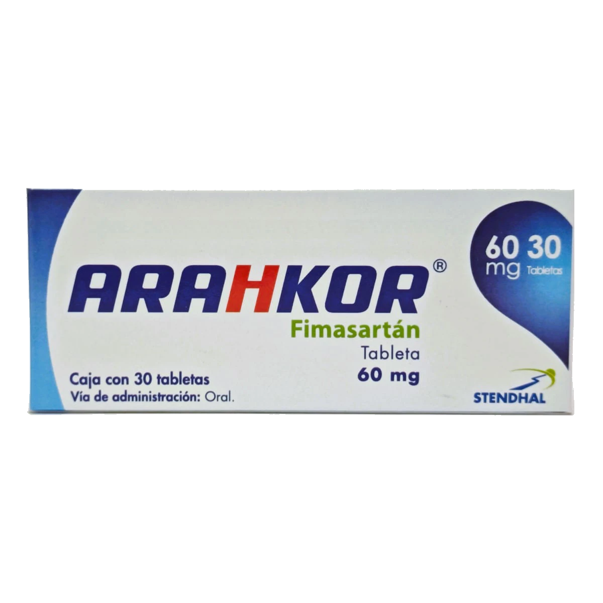 Arahkor Stendhal Fimasartán 60 mg Caja Con 30 Tabletas