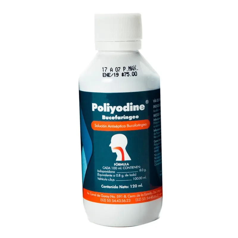 Poliyodine Espuma Emq 8 G Solución 120 Ml