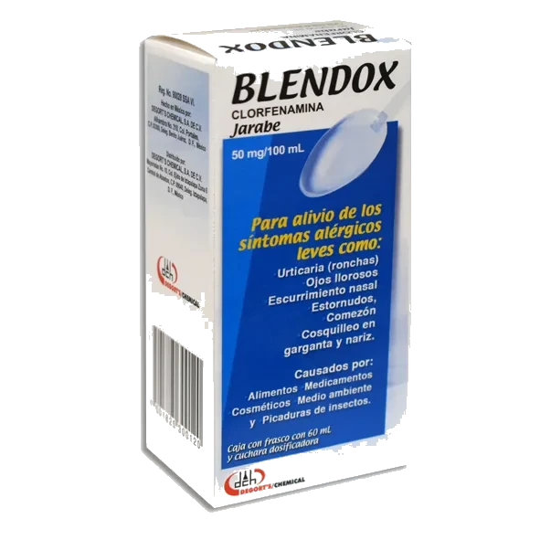 BLENDOX(CLORFENAMINA 50MG/100ML)60ML JBE