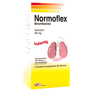 NORMOFLEX (BROMHEXINA 80MG)100ML SOL